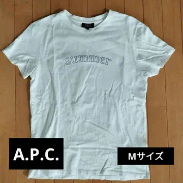 A.P.C. 화이트 T셔츠 M사이즈