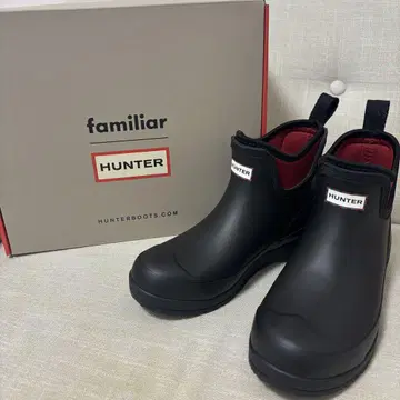 미사용 새상품 HUNTER x familiar 레인부츠