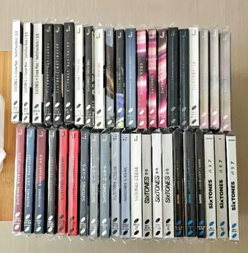 SixTONES 싱글 CD 42매 세트 (모두 3형태)