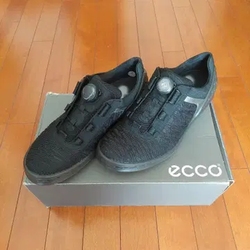 미사용 새상품 ECCO 골프화 블랙 Boa 시스템 41(26cm)