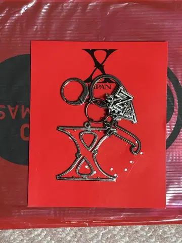 X JAPAN 로고형 키링