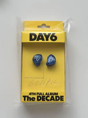 미개봉 새상품 DAY6 The DECADE 이어폰 WONPIL