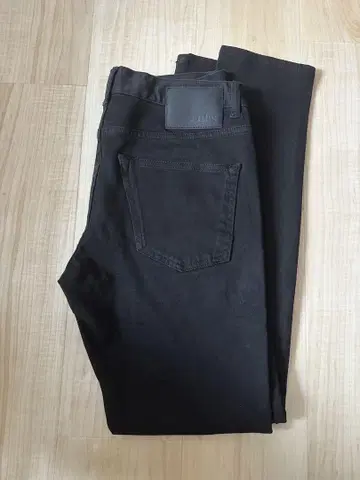 루이스 울트라 스키니 진 데님 스트레치 블랙 팬츠 XS