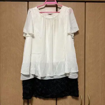 아이보리 쉬폰 드레스 3L