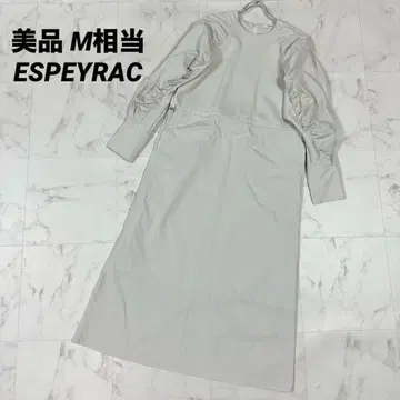 [새상품급] ESPEYRAC 개더 슬리브 원피스 허리 절개 M사이즈 상당