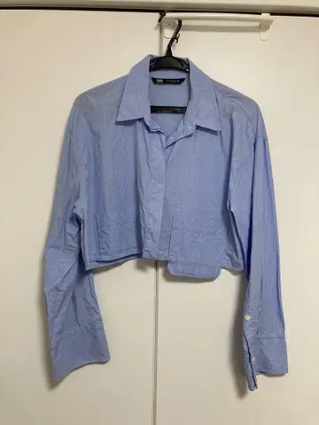 ZARA 크롭 포플린 셔츠