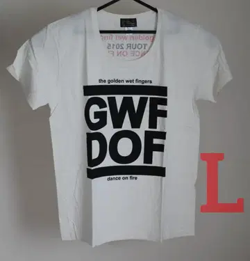 새상품 the golden wet fingers 투어 T셔츠 L