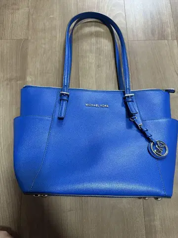 MICHAEL KORS 파랑 토트백