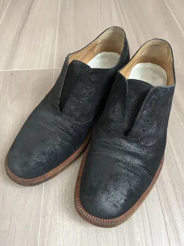 Maison Martin Margela 크랙 가공 로퍼