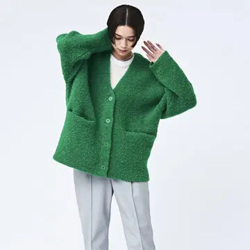 부클레 접결 가디건