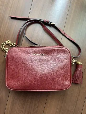 MICHAEL KORS 레드 숄더백