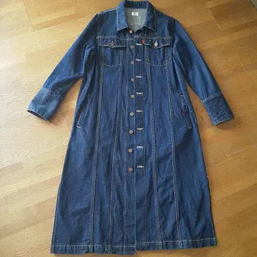 Cepo 데님 롱 자켓