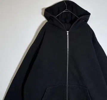 LOSANGELES APPAREL 무지 속기모 집업 후드티