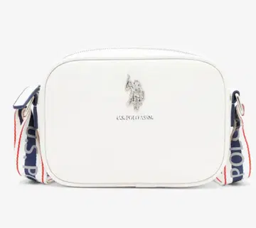 U.S. POLO ASSN. 화이트 숄더백