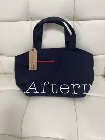 새상품 애프터눈 티 포켓 토트 네이비