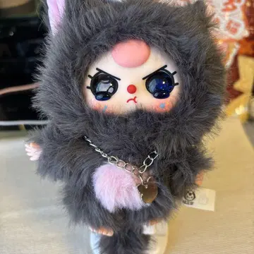 베이비 쓰리 개와 고양이 시리즈 검은 고양이 오일 눈
