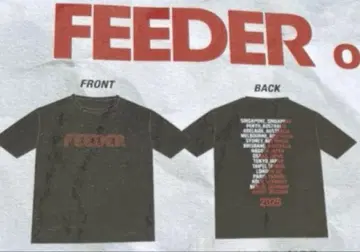 엘르 가든 피더 소닉 브릿지 Feeder 티셔츠 블랙