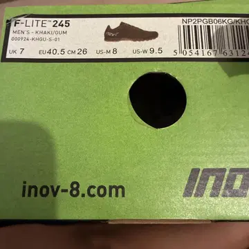 INOV-8 F-LITE 245 남성 신발 7 UK