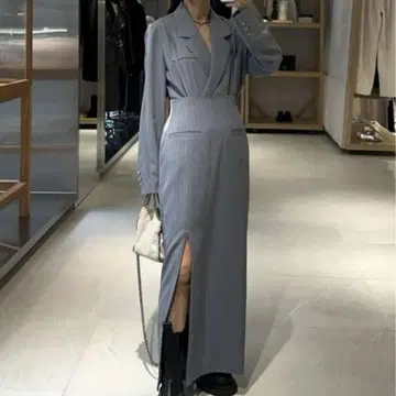AMERI OVER JACKET WITH SUSPENDER SKIRT