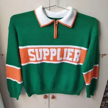 SUPPLIER 그린 스웨터 L 사이즈