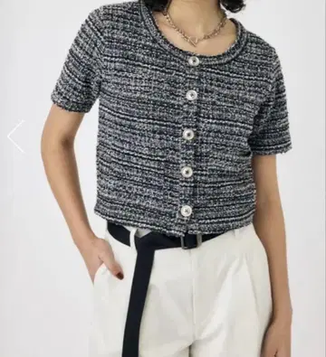 MOUSSY 트위드 LIKE TOP / 트위드 라이크 상의