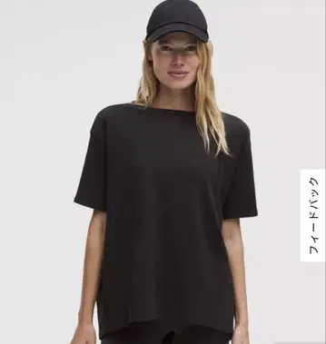 lululemon Back in Action 코튼T셔츠 블랙