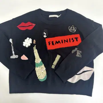 앨리스앤올리비아 하이 게이지 니트
