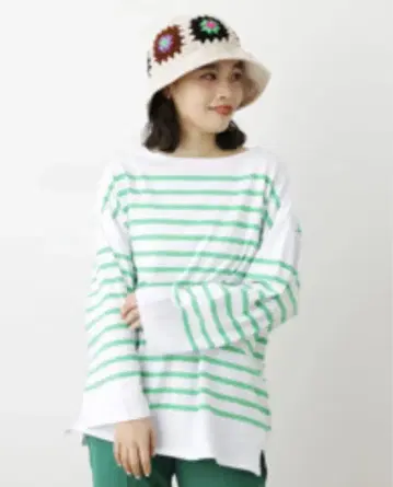 미개봉 새상품 로데오 크라운 바스크 보더 L/S 티셔츠