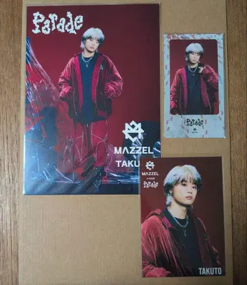 MAZZEL TAKUTO Parade 특전 3세트