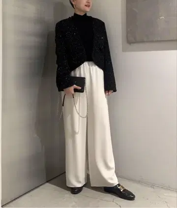 DES PRES 라이트 더블 크로스 릴랙스 팬츠
