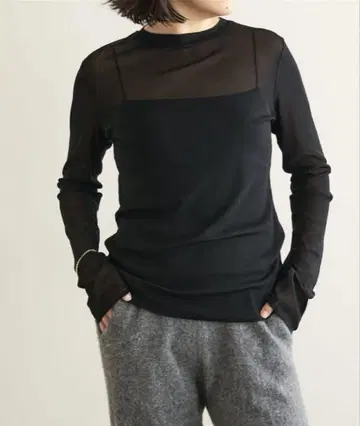 윔 가젯 La nature linge 시어 튤 풀오버