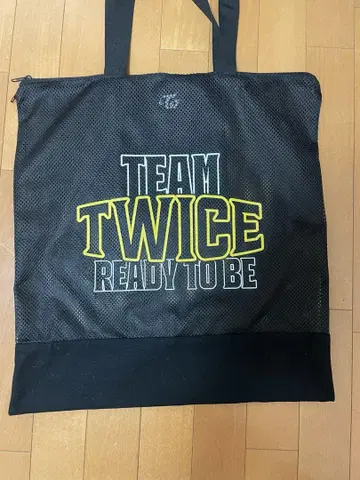 team twice 메쉬 토트백