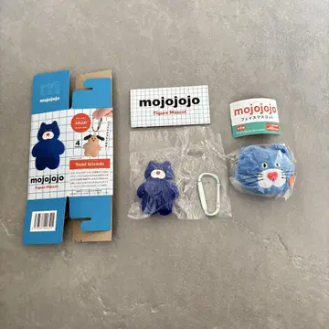 mojojojo 피규어 마스코트 페이스 마스코트 아오네코 2점 세트