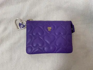 ANNA SUI 퍼플 코인 케이스