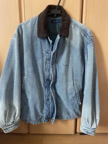 NAUTICA 데님 블루 자켓 M