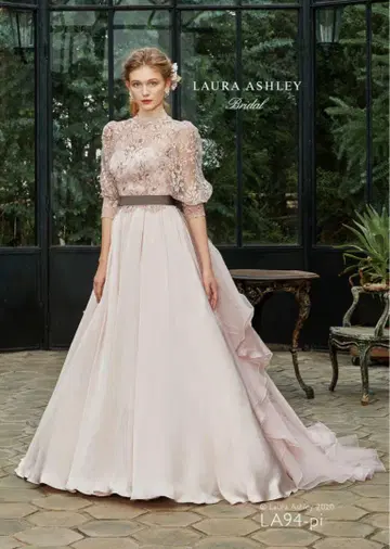 LAURA ASHLEY LA94 핑크 컬러 드레스 7-11호