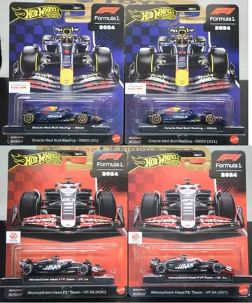 핫휠 F1 레드불 RB 20 하스 F1 VF-24 4대 세트