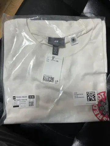 레어 XL Red Hot Chili Peppers 미개봉 새상품 H&M
