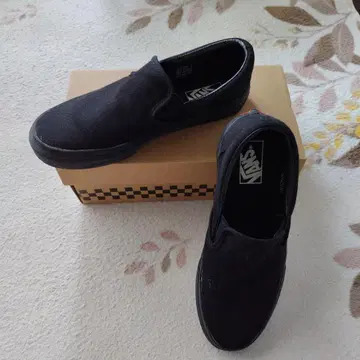 Vans 블랙 슬립온 신발