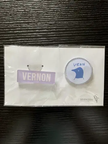 SEVENTEEN 버논 2020 재팬 돔 투어 SVT 배지 세트