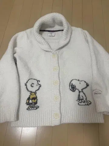 젤라또피케 스누피 자수 플리스 가디건