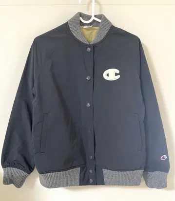 Champion 네이비 x 그레이 자켓 M 사이즈