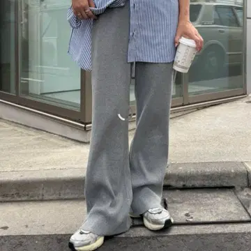 CIAOPANIC TYPY 깔끔한 실루엣 리브 팬츠
