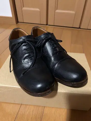 스페이스 크래프트 SC-318 블랙 레이스업 슈즈