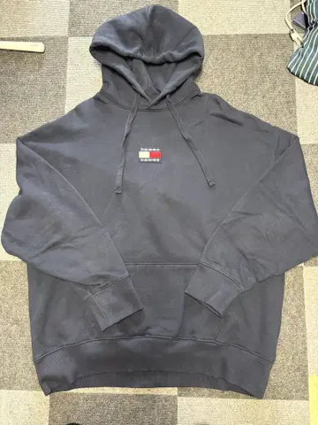 TOMMY JEANS 네이비 후드티 L