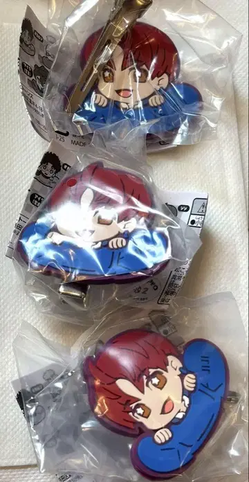 단단단 캐릭터 반장 코 헤어 클립 지지