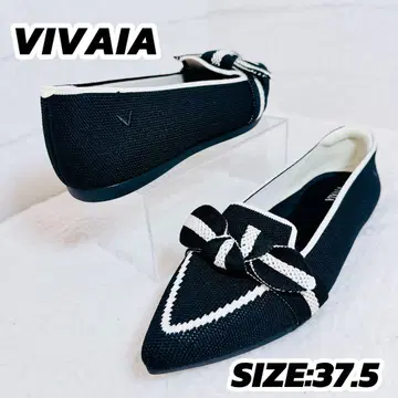 미사용품 현행 VIVAIA Michelle 블랙 37.5 리본 포함