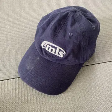 emis 네이비 캡 로고 자수