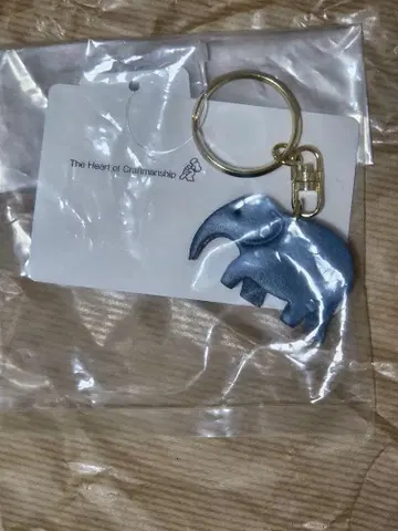HERZ 셀루리안 블루 키링 코끼리