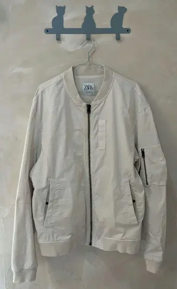 ZARA MA-1 봄버 자켓 아이보리